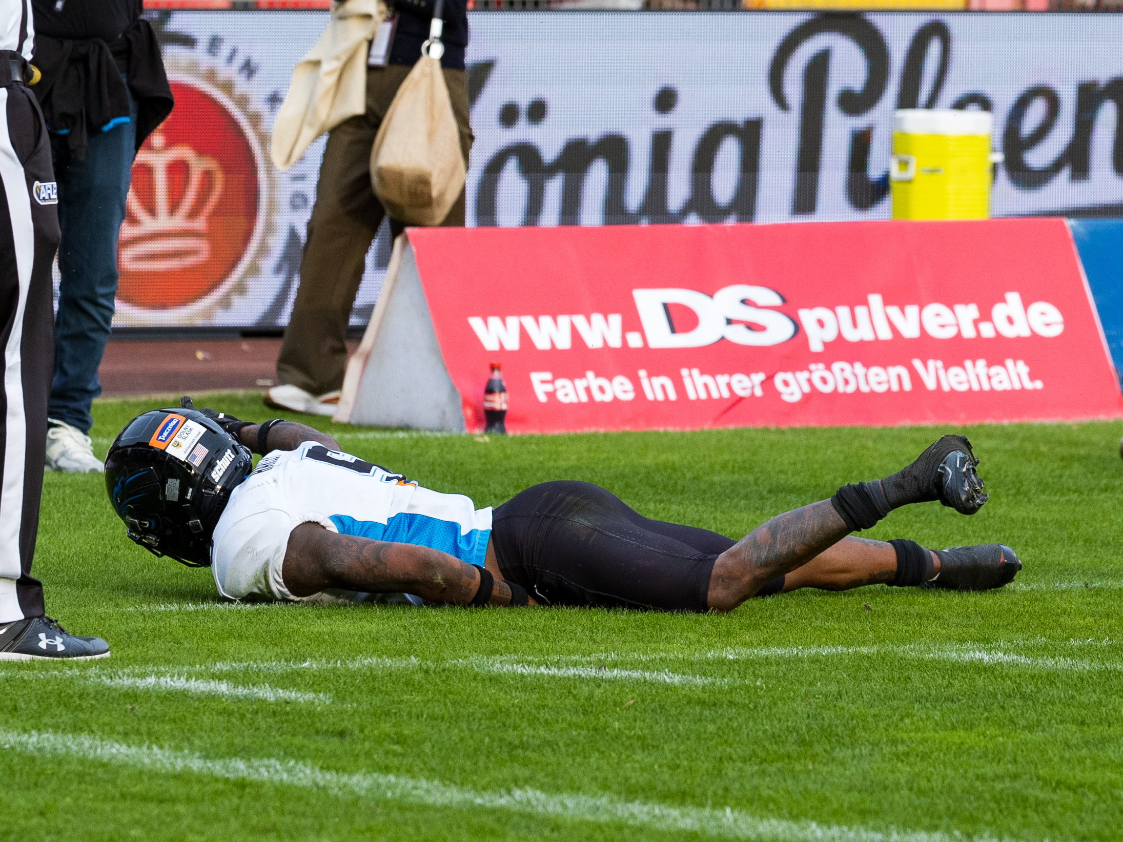 After first down #5 Michael Harley Jr (Wide Receiver) – Panthers Wroclaw