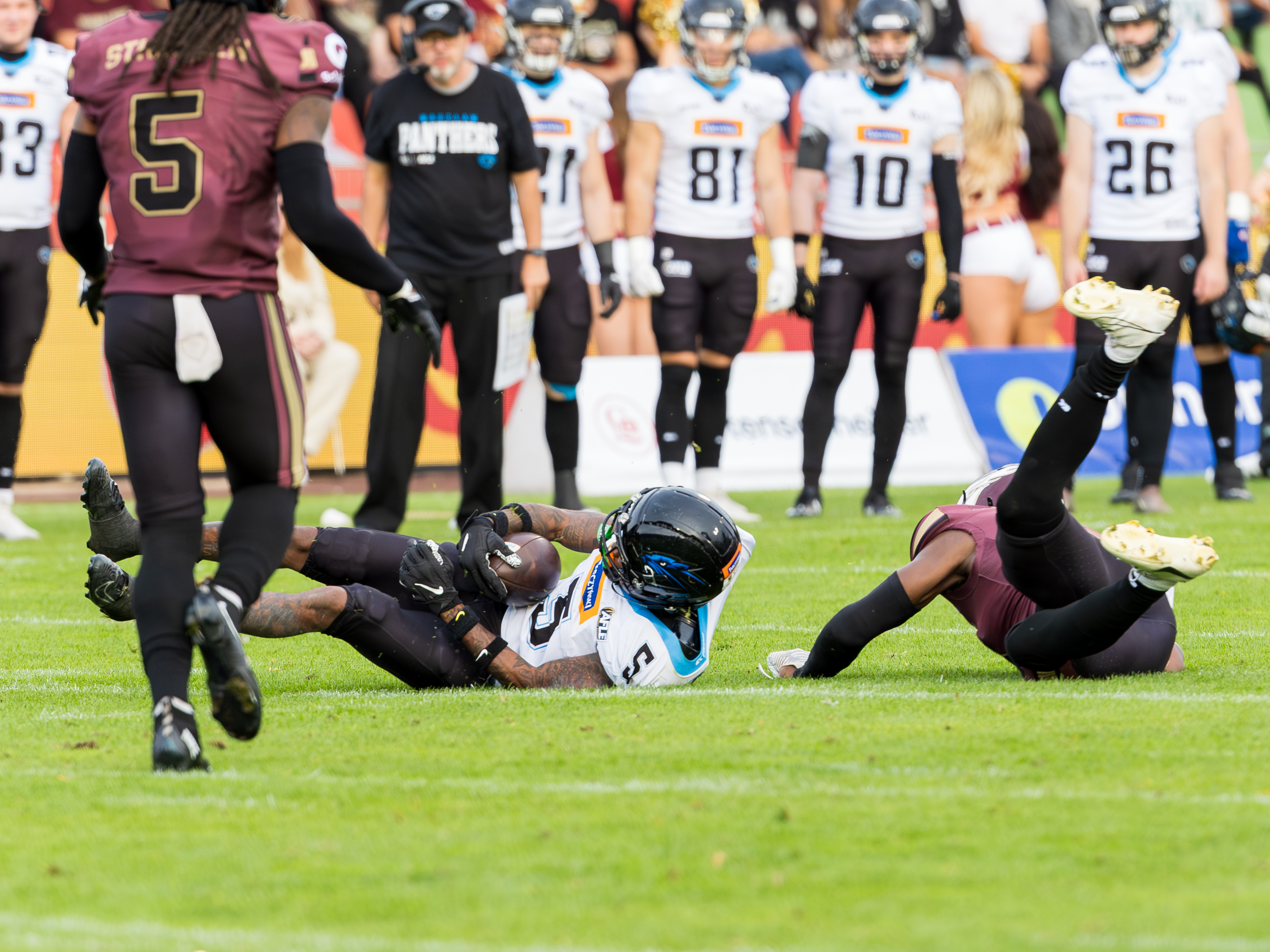 Catch from #5 Michael Harley Jr (Wide Receiver) – Panthers Wroclaw