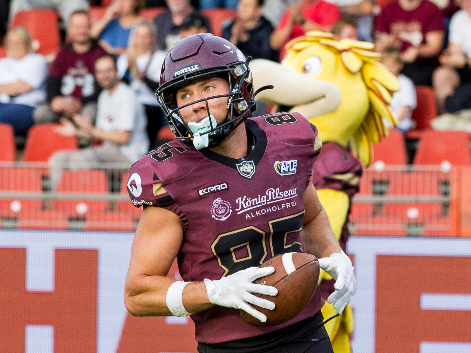 #85 Tim Sauerland (Tight End) – Rhein Fire touchdown