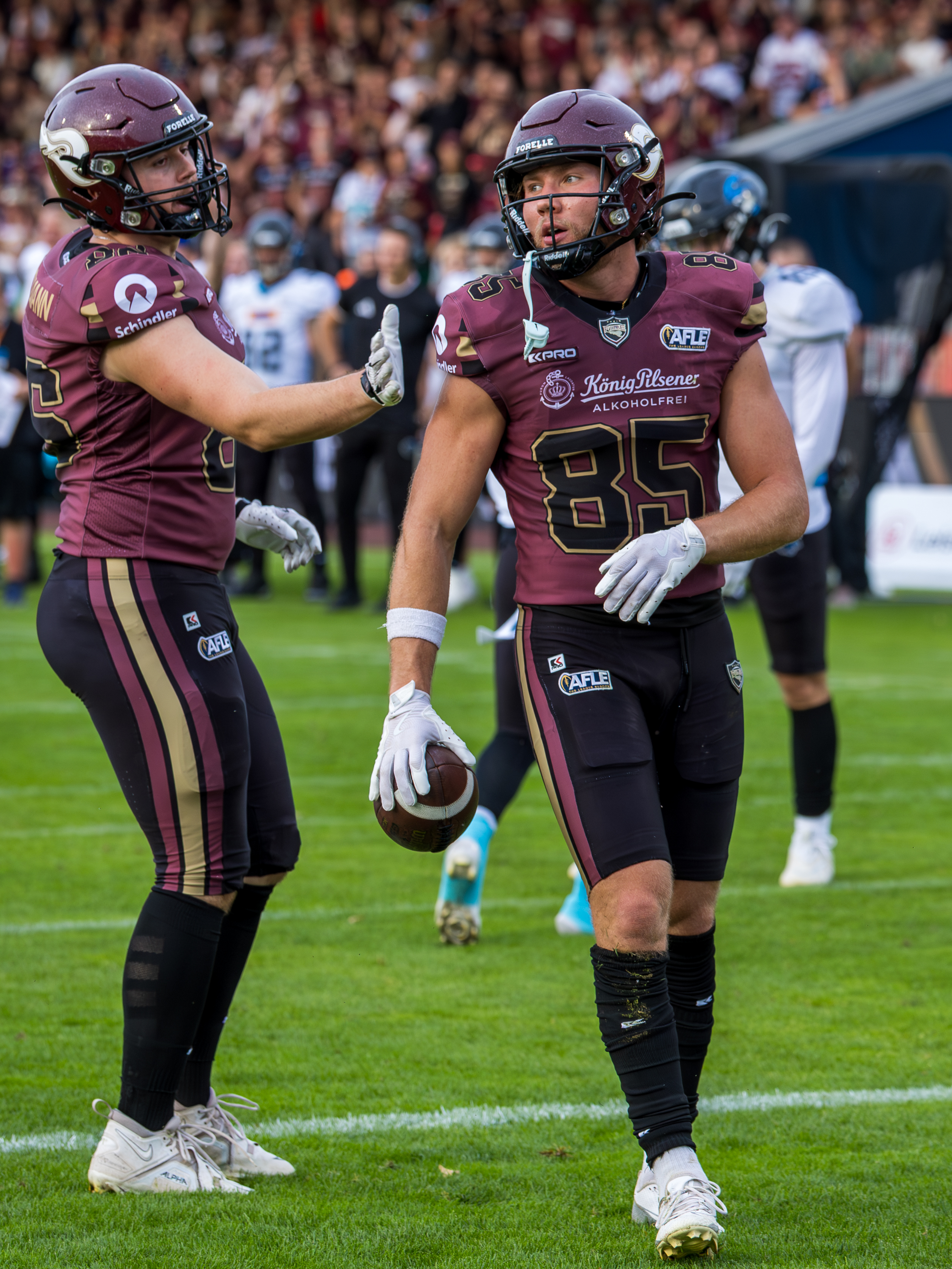After First down #85 Tim Sauerland (Tight End) – Rhein Fire