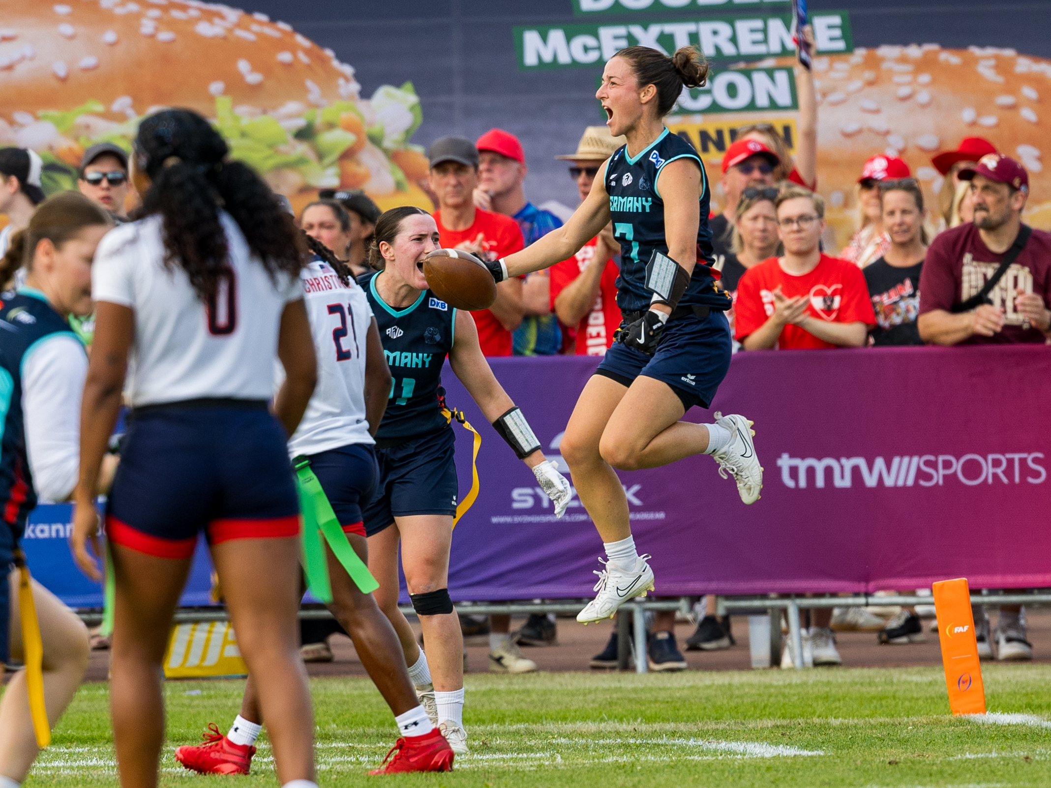 Touchdown from #7 Kyra Fischer (WR/DB) Team Germany Women