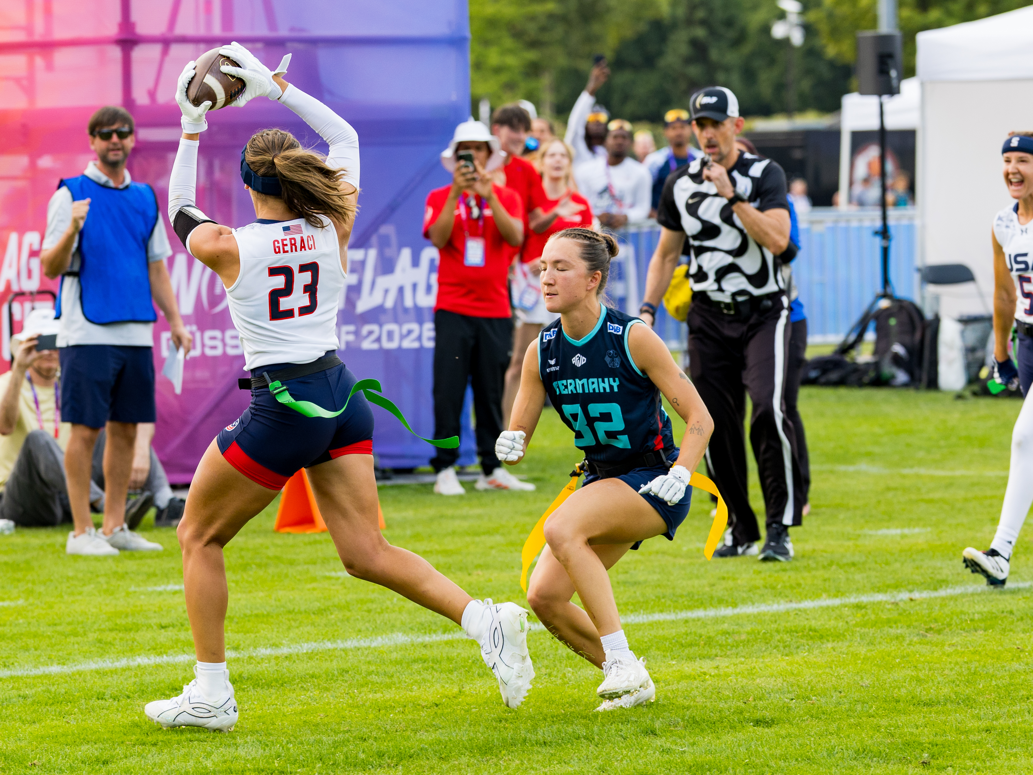 Extra point from #23 Isabella Geraci (WR/S) Team USA Women