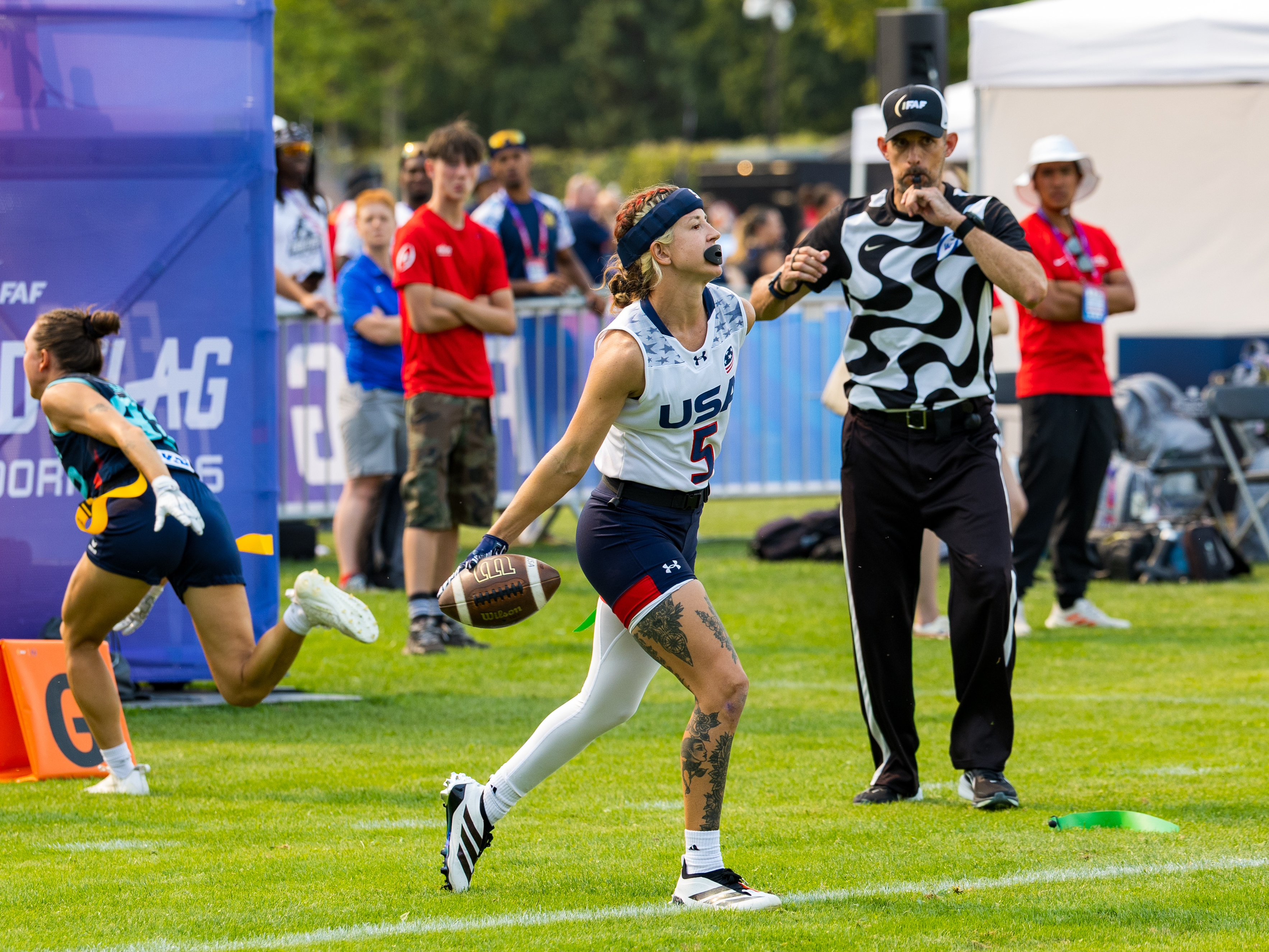 Touchdown from #5 Madison Fulford (WR/DB) Team USA Women