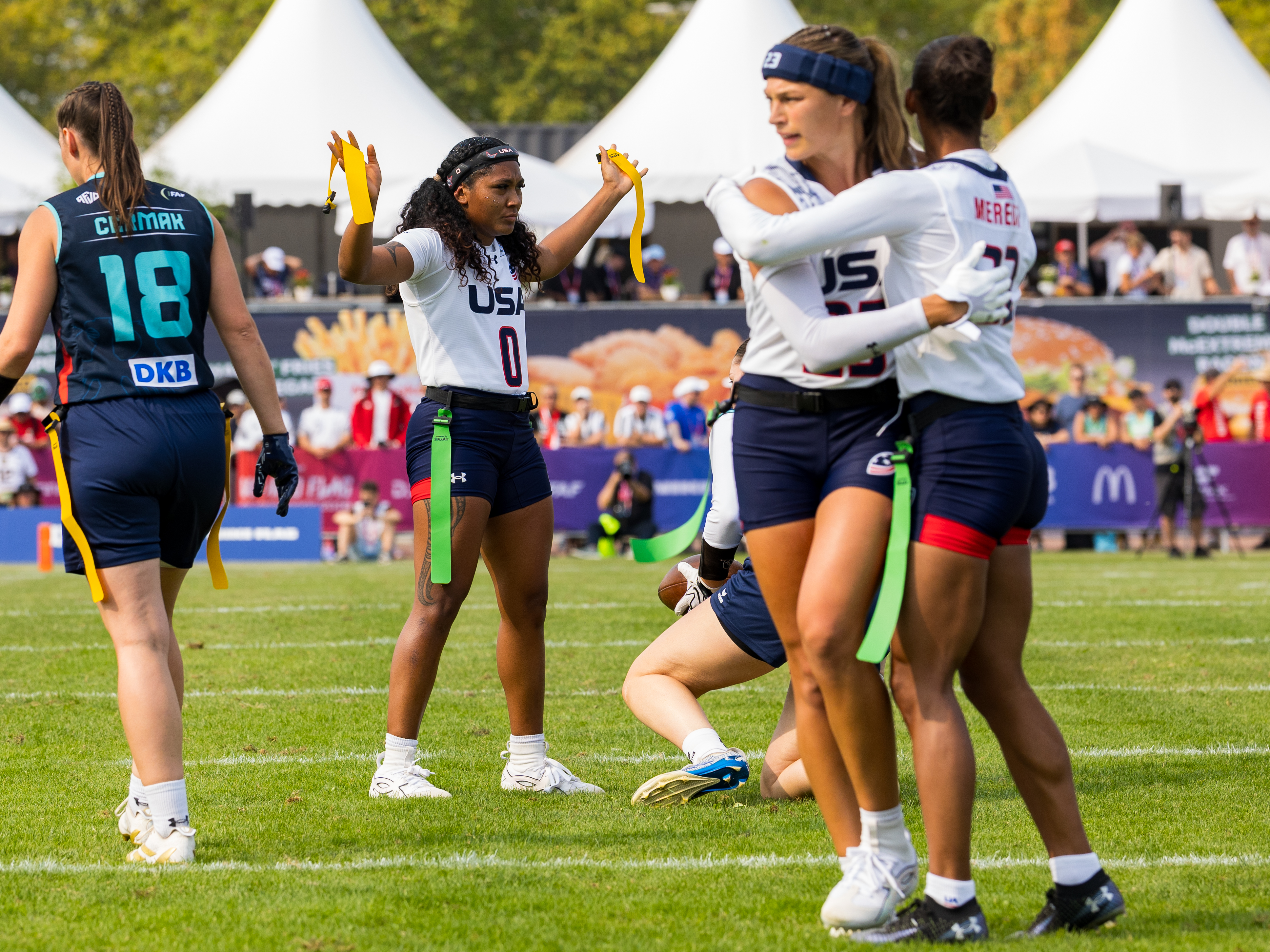 QB Sack from #0 Brooklin Hill (WR/DB) Team USA Women