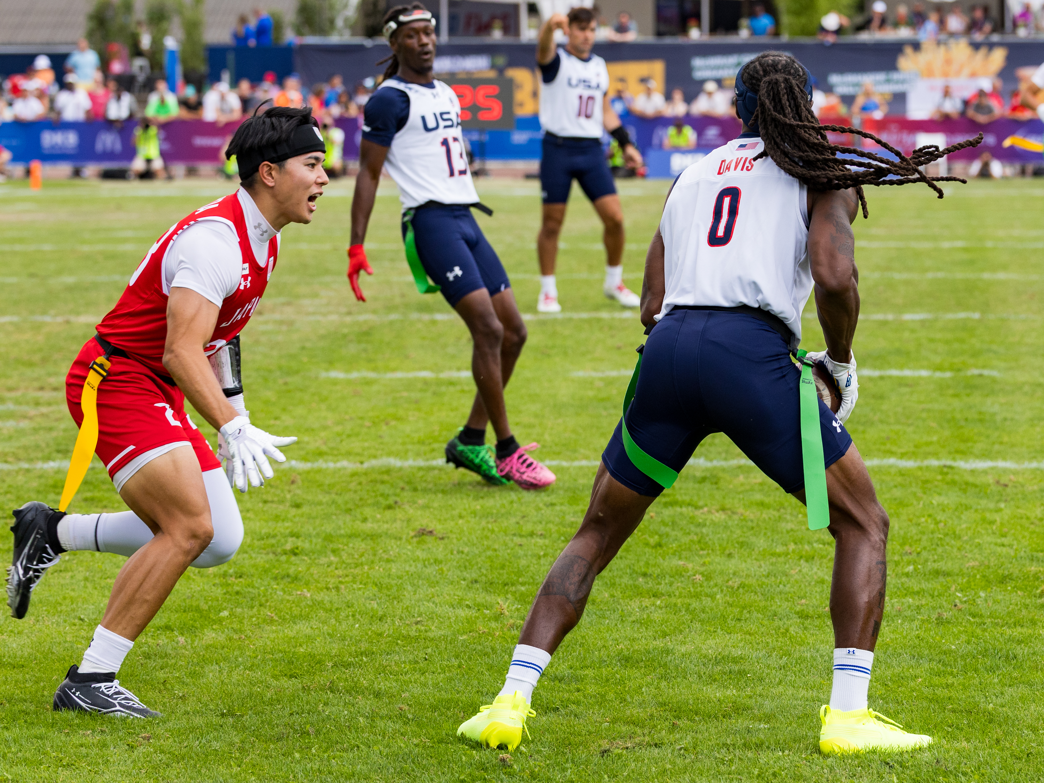 Touchdown catch from #0 Tyler Davis (WR/RSH) Team USA Men.
