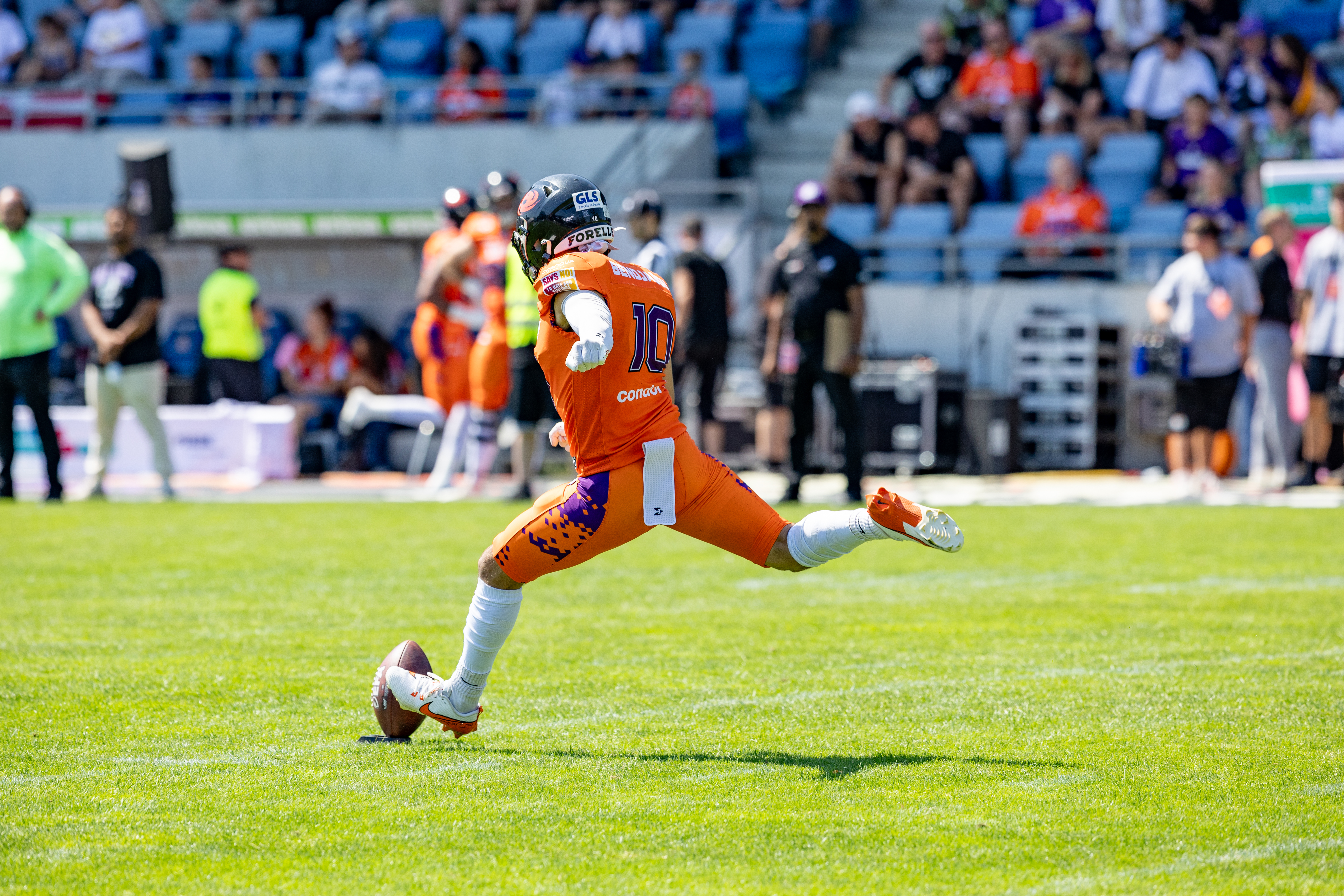 Kick off #10 Zinedin Bendjabou (Wide Receiver) – Frankfurt Galaxy