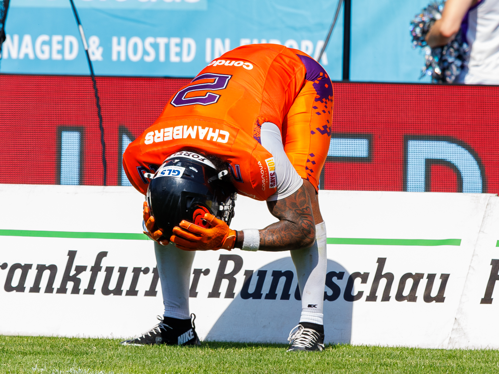 #2 Mason Chambers (Defensive Back) – Frankfurt Galaxy couldn't intercept the ball