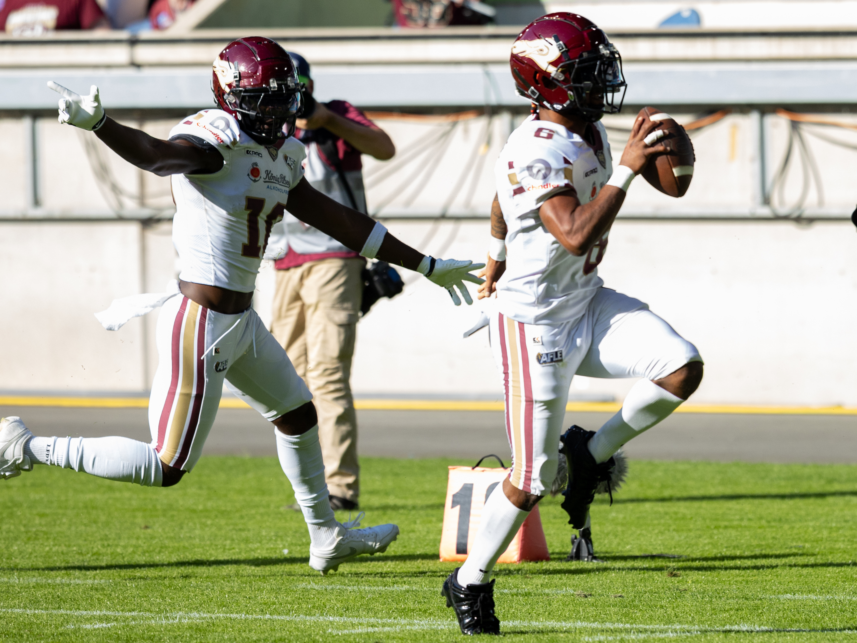 Touchdown from #6 Kaylon Geiger (Wide Receiver) – Rhein Fire