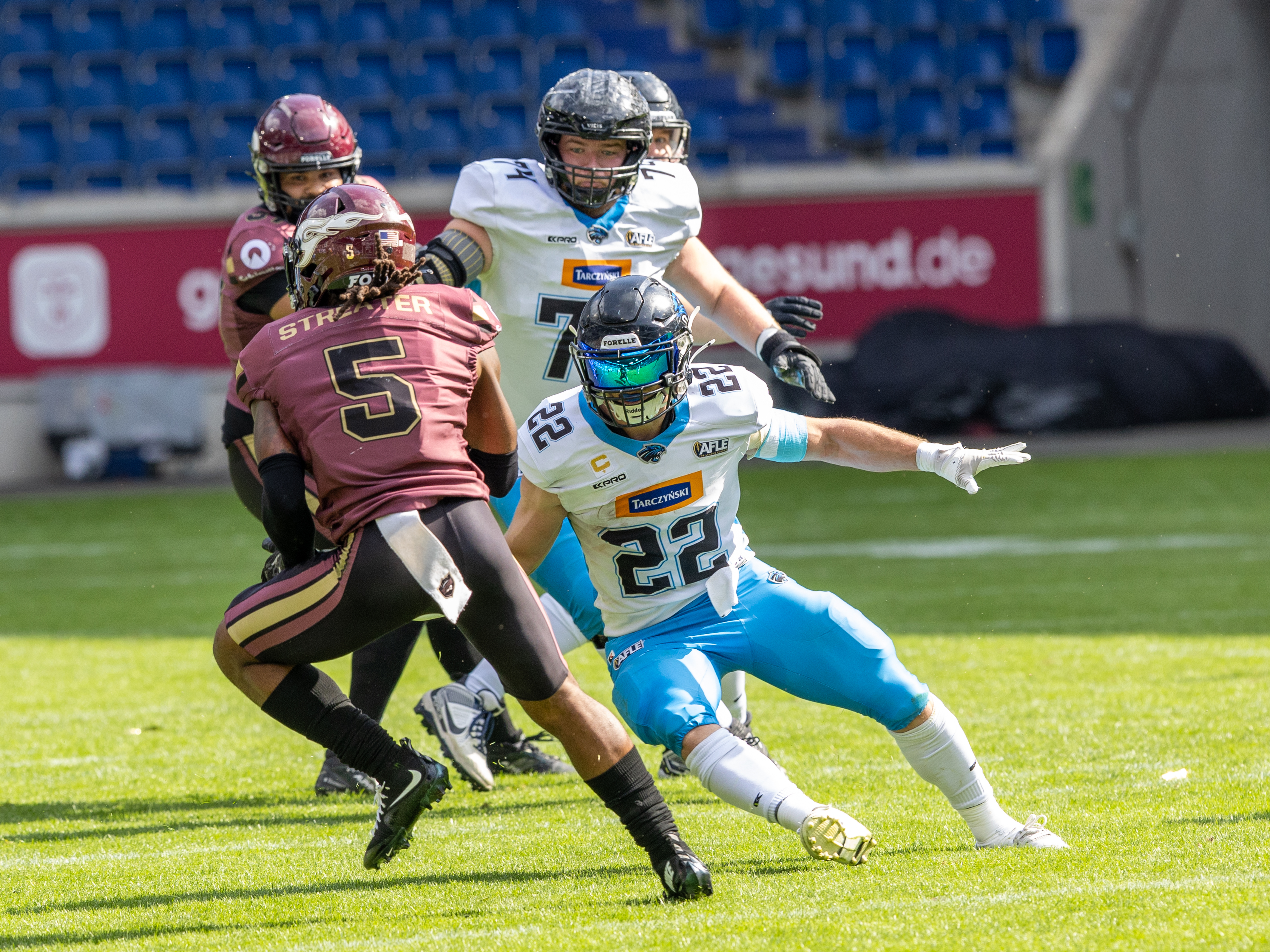 Interception #5 Nazir Streater (Strong Saftey) – Rhein Fire