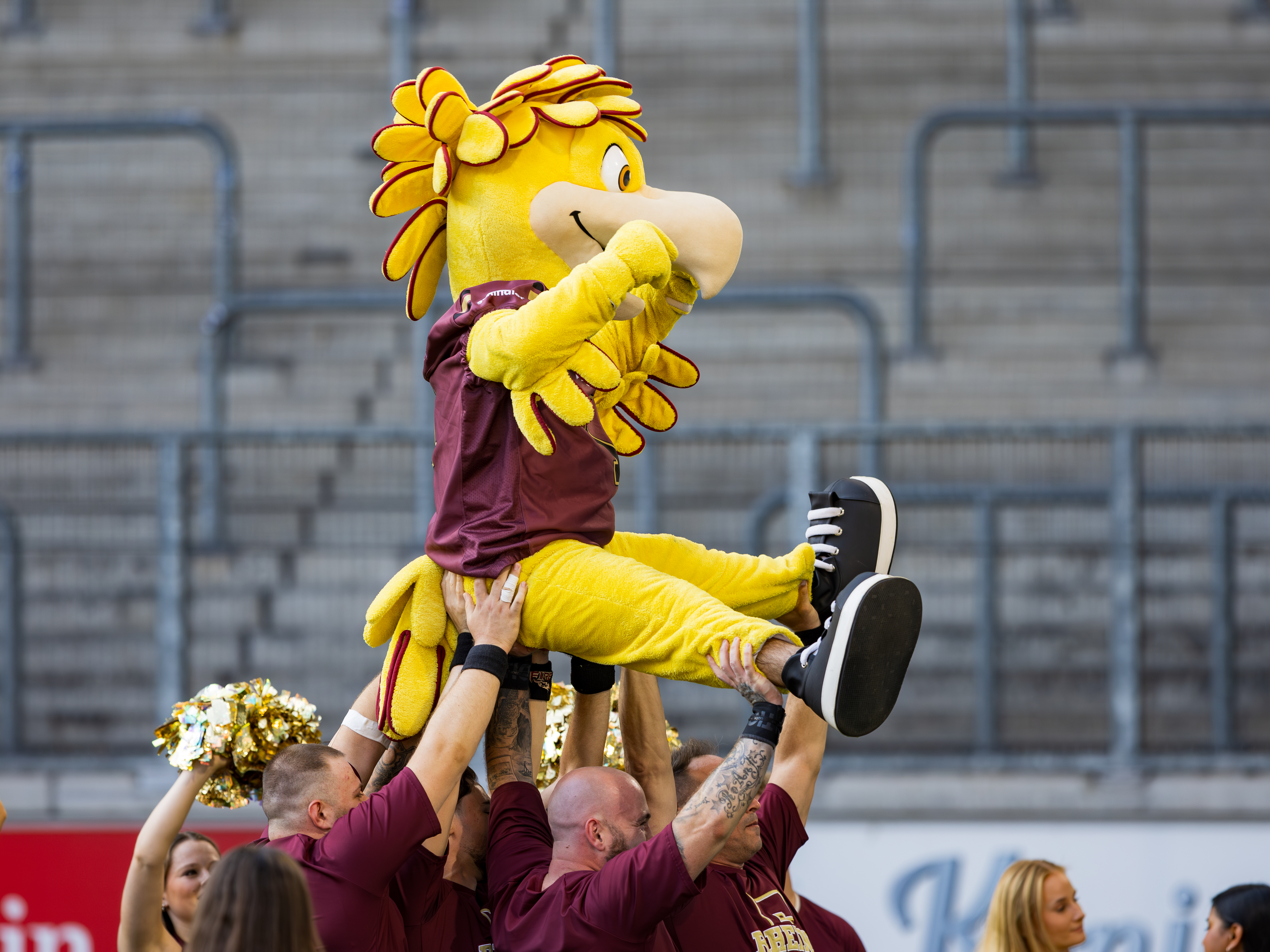 Burnie Rhein Fire Mascot