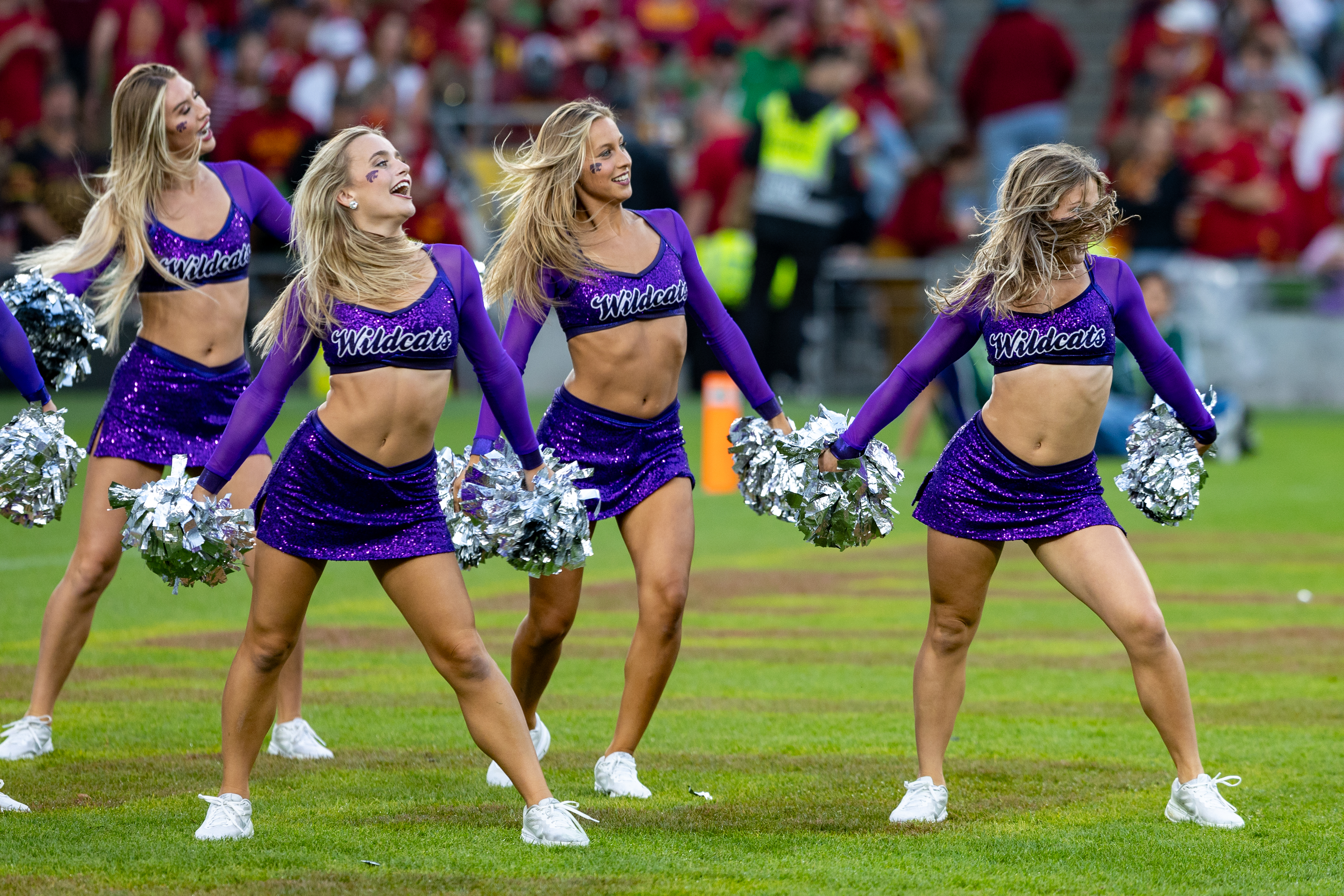 Cheerleader K-Strate Iowa State vs K-State, American Football, NCAA College Football, Week 1, 2025, 23.08.2025,