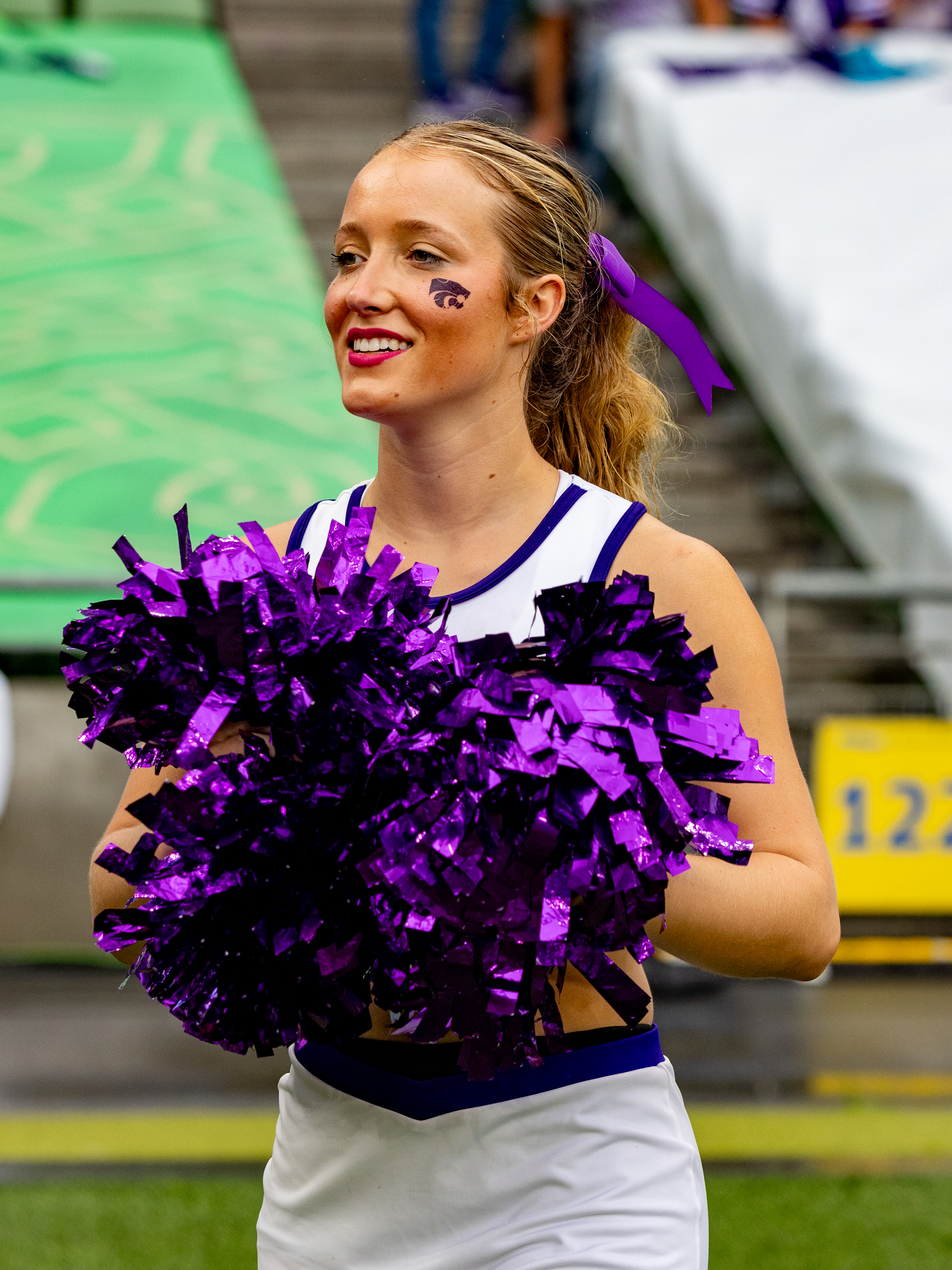 Cheerleader K-Strate Iowa State vs K-State, American Football, NCAA College Football, Week 1, 2025, 23.08.2025,