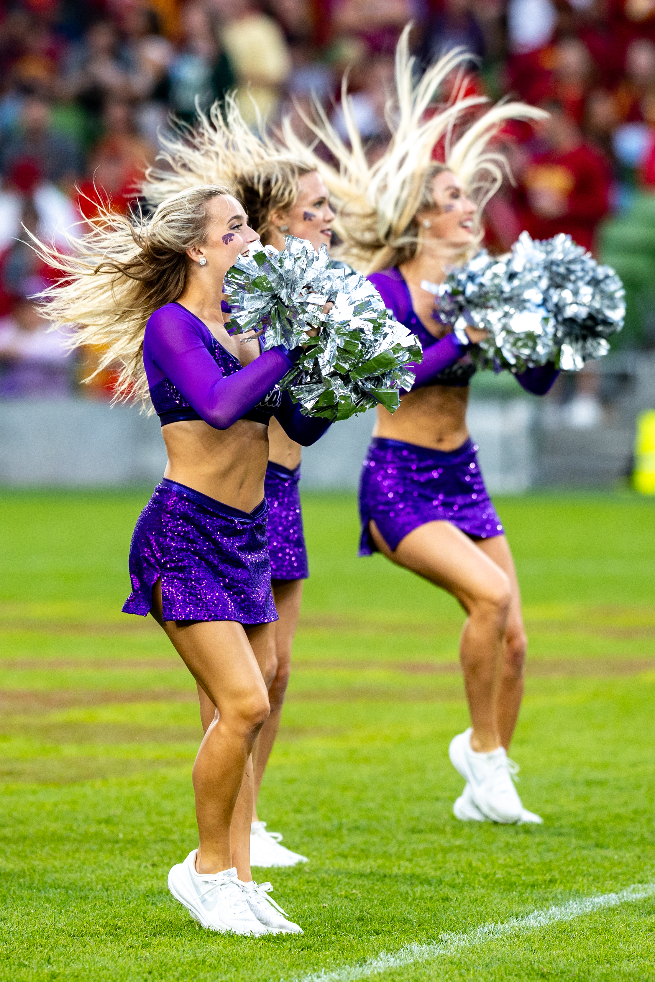 Cheerleader K-Strate Iowa State vs K-State, American Football, NCAA College Football, Week 1, 2025, 23.08.2025,