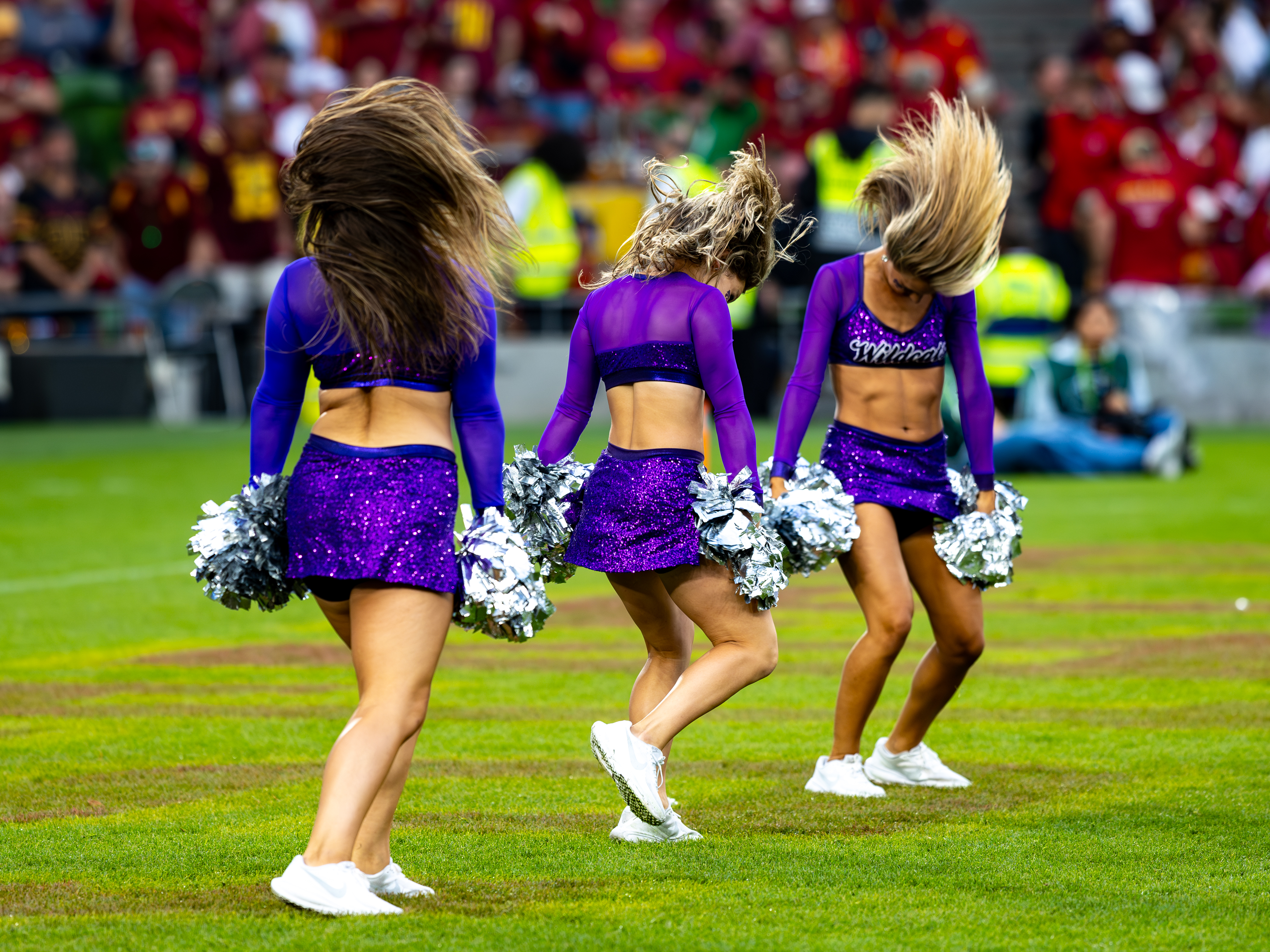 Cheerleader K-Strate Iowa State vs K-State, American Football, NCAA College Football, Week 1, 2025, 23.08.2025,