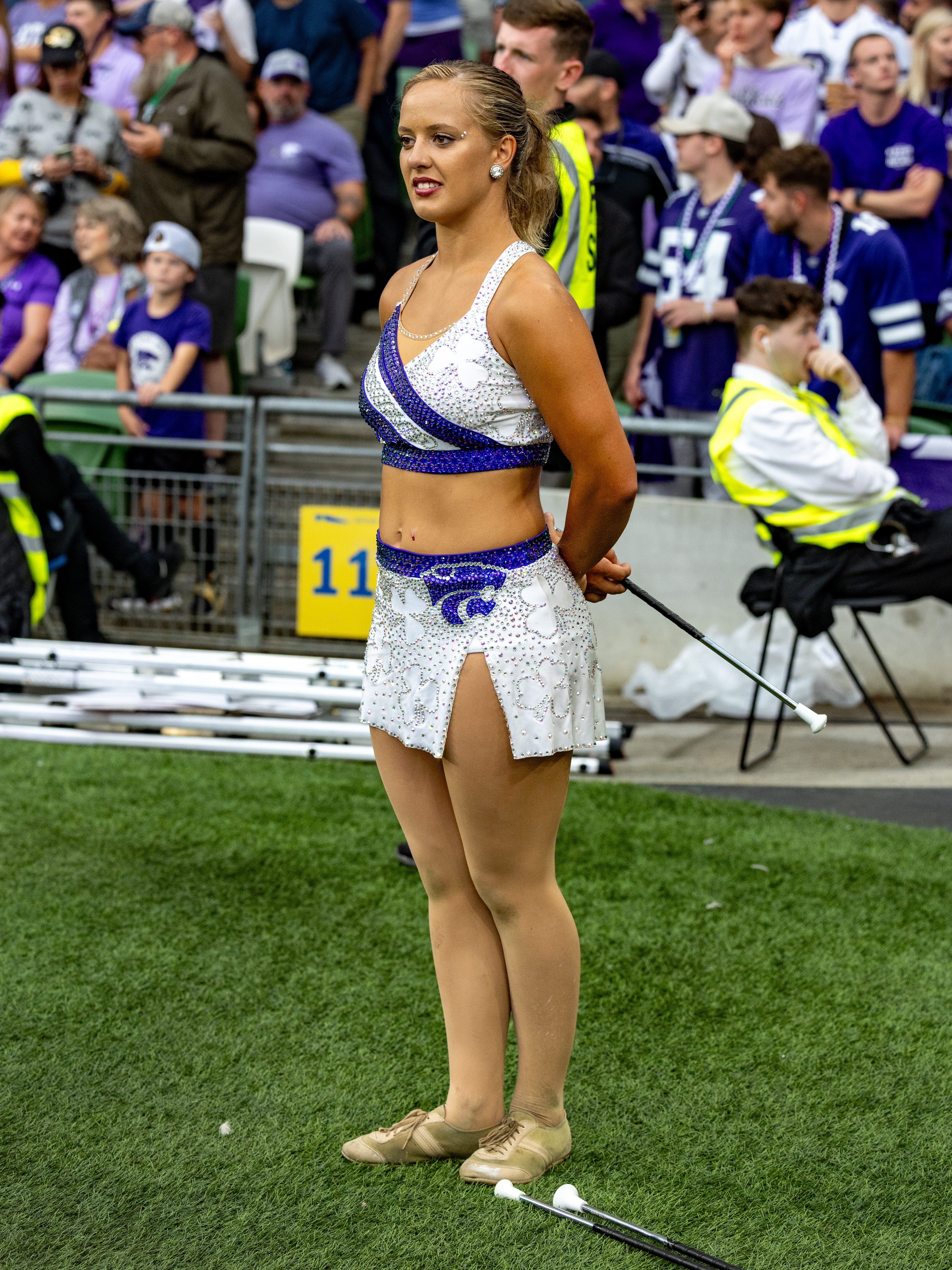 Cheerleader K-Strate Iowa State vs K-State, American Football, NCAA College Football, Week 1, 2025, 23.08.2025,