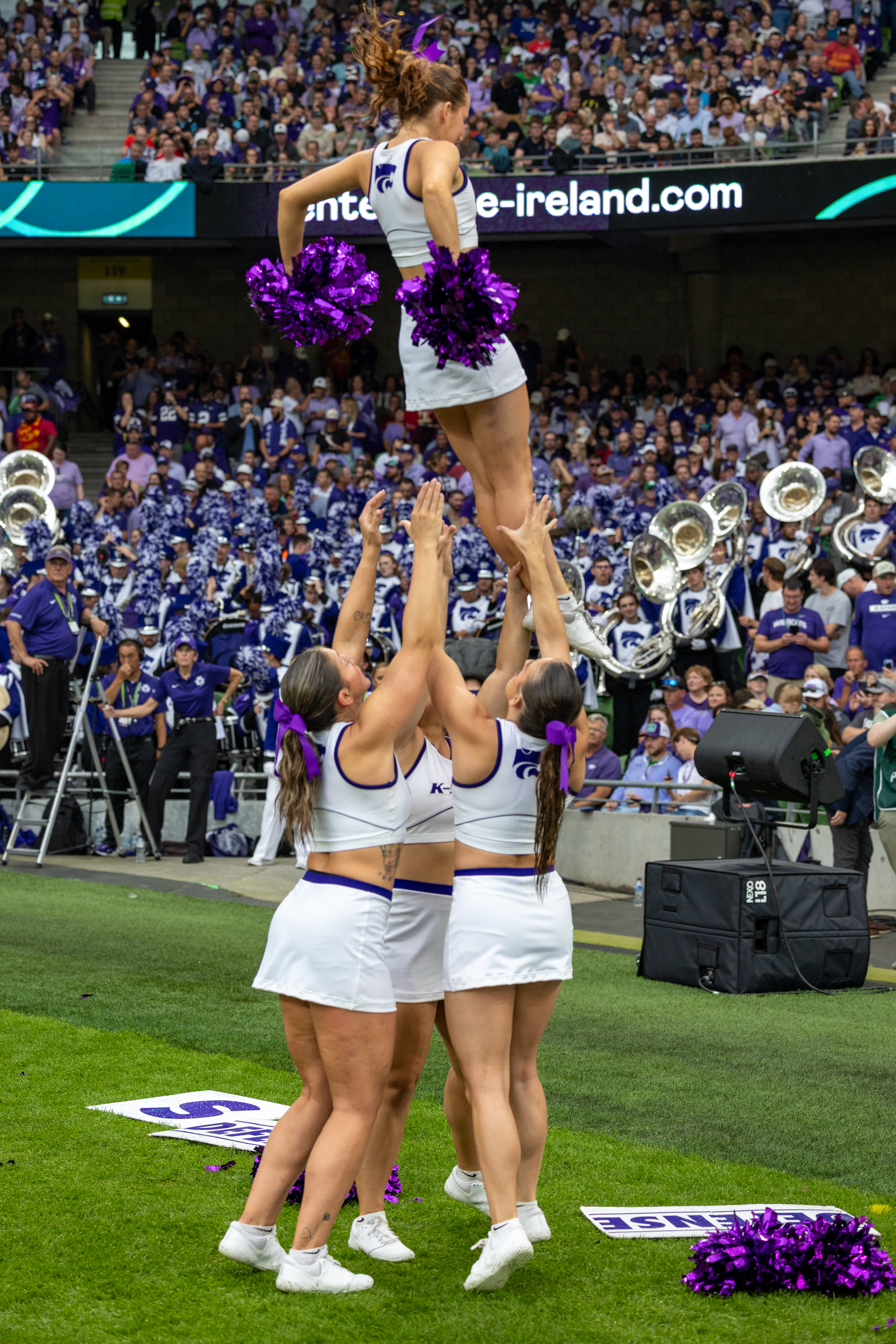 Cheerleader K-Strate Iowa State vs K-State, American Football, NCAA College Football, Week 1, 2025, 23.08.2025,