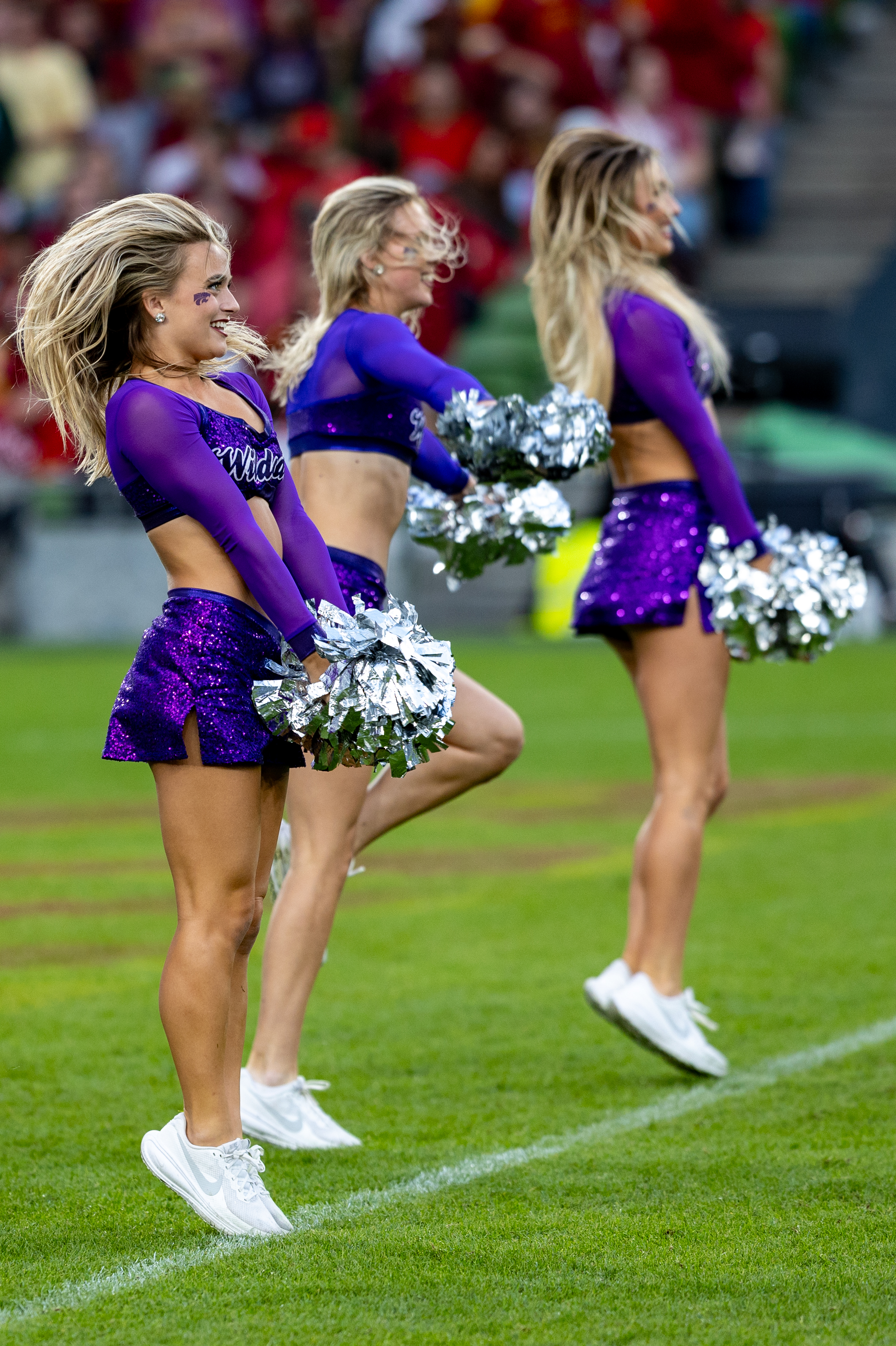 Cheerleader K-Strate Iowa State vs K-State, American Football, NCAA College Football, Week 1, 2025, 23.08.2025,
