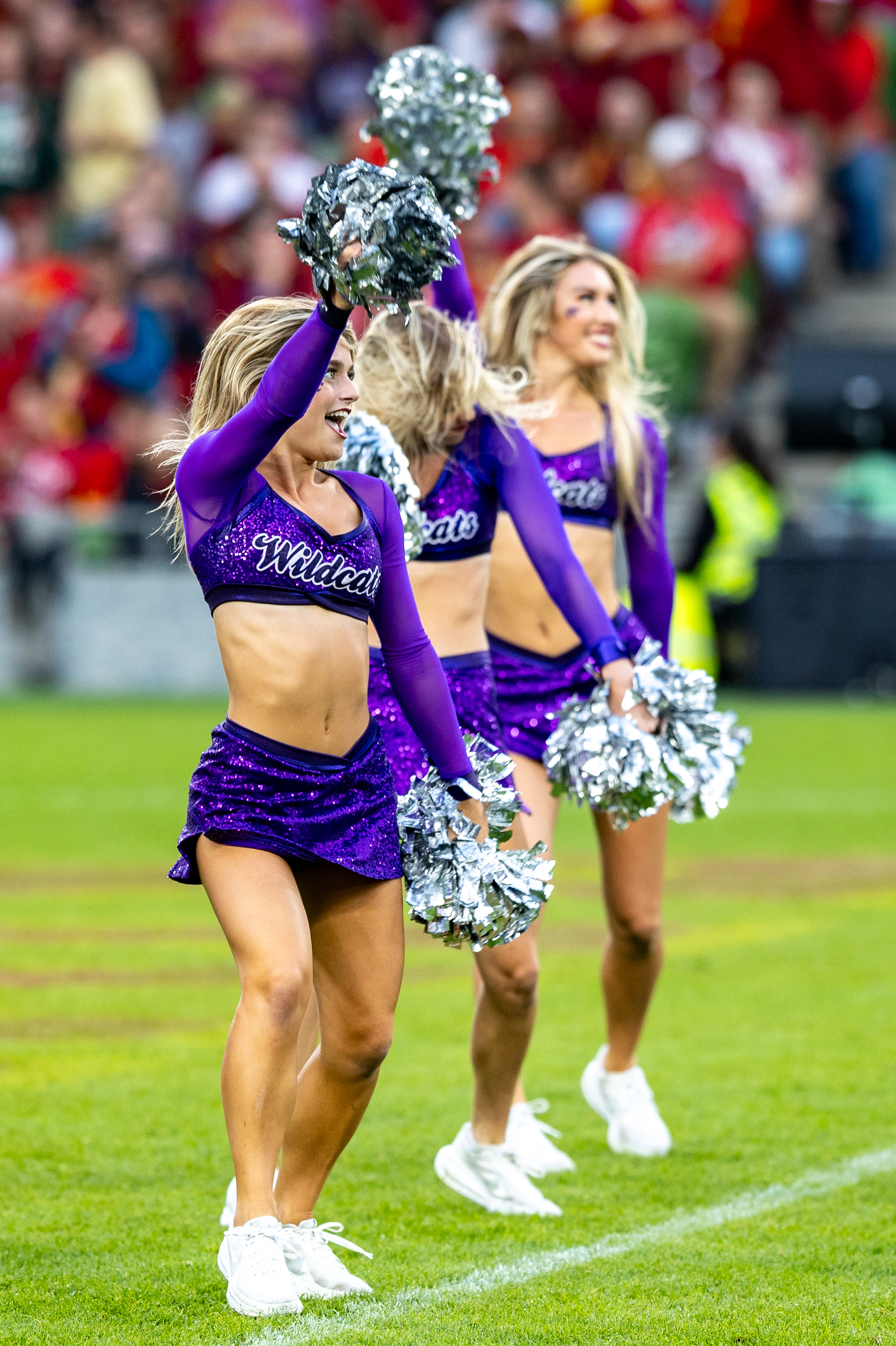 Cheerleader K-Strate Iowa State vs K-State, American Football, NCAA College Football, Week 1, 2025, 23.08.2025,