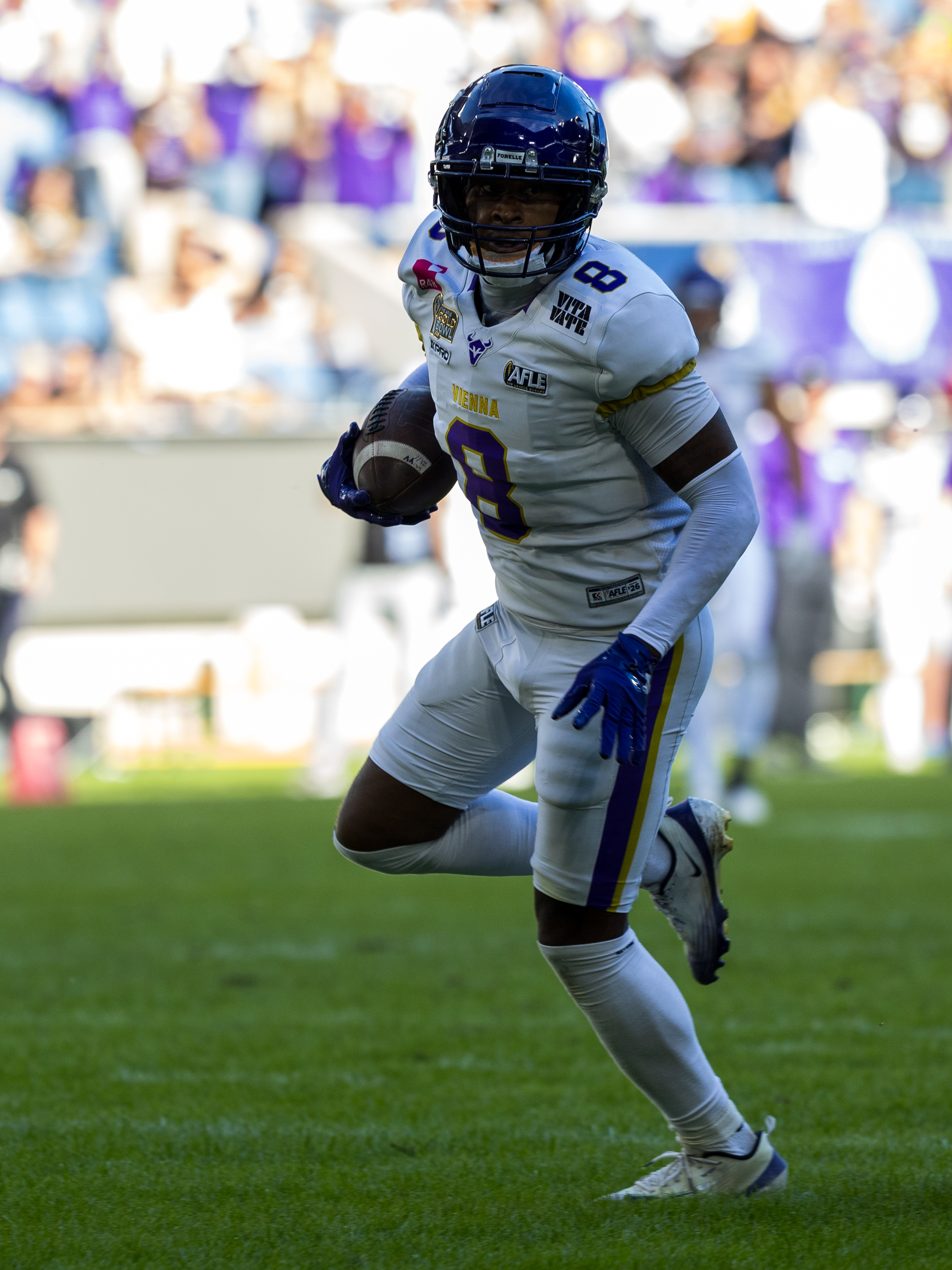 #8 Darrell Stewart (Wide Receiver) – Vienna Vikings touchdown.