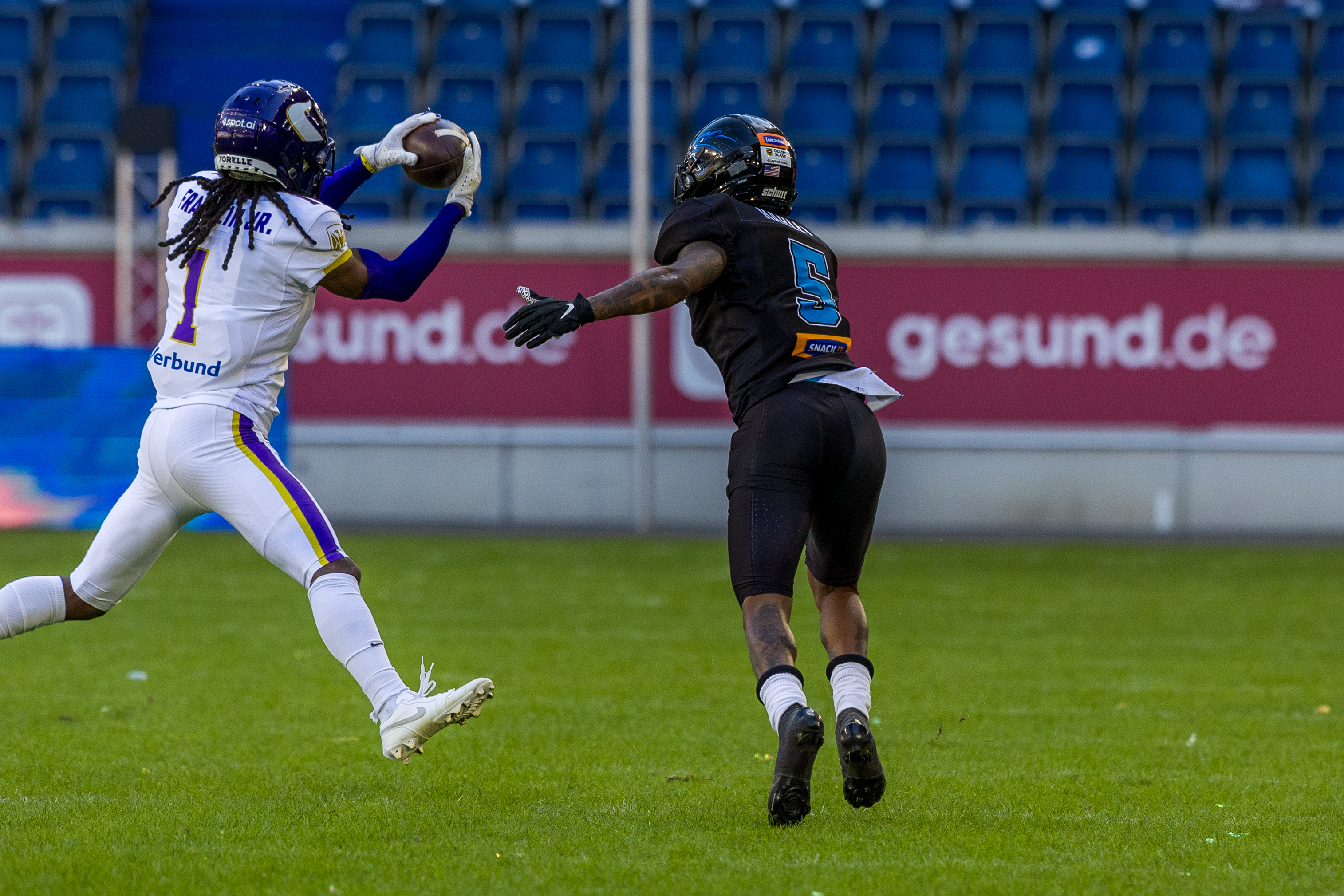 Interception from #1 Marloshawn Franklin Jr. (Free Safety / Cornerback) – Vienna Vikings