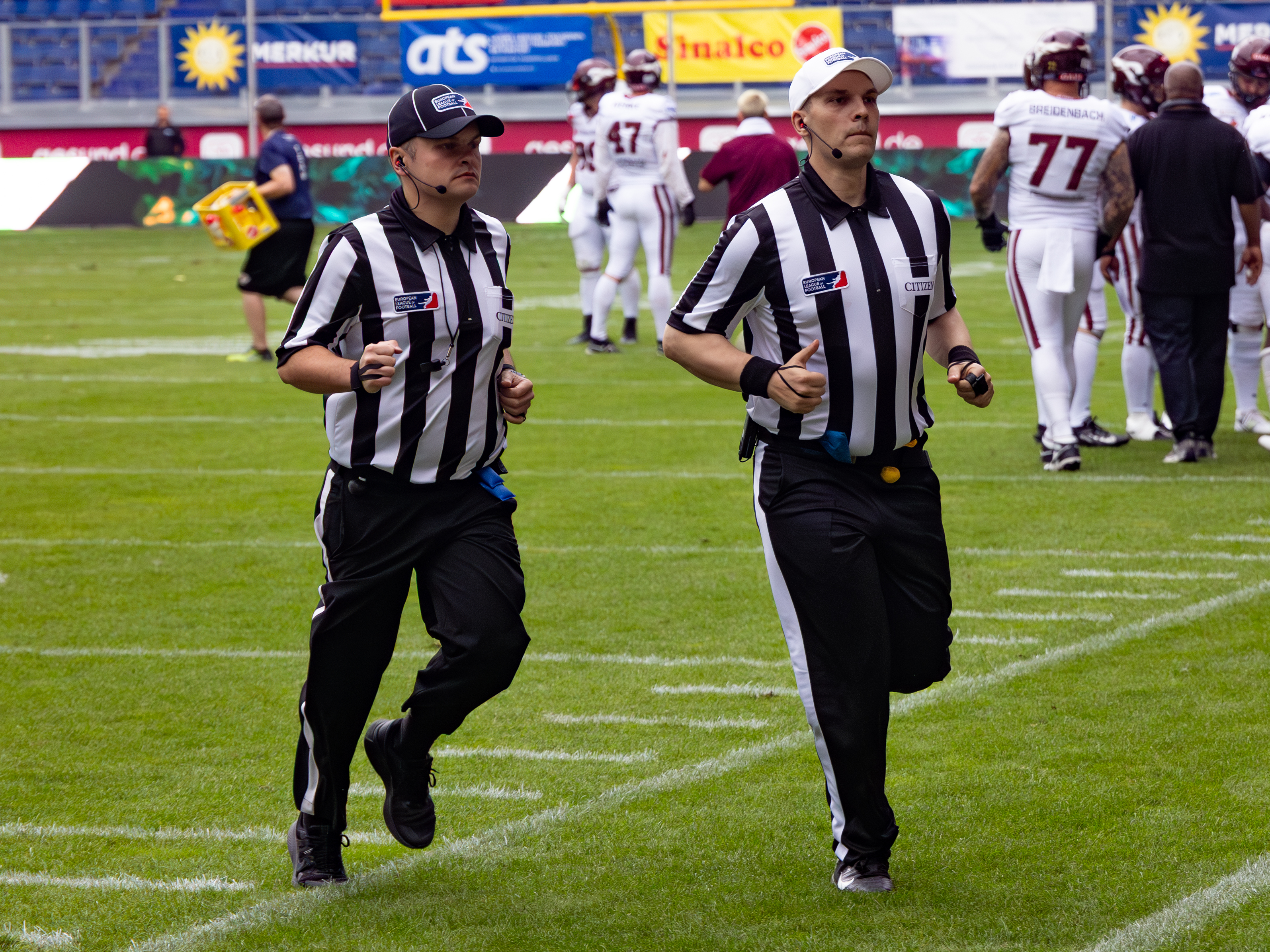 Malte Scholz Rhein Fire vs Nordic Storm, American Football, European League of Football, Week 14, 2025, 17.08.2025,