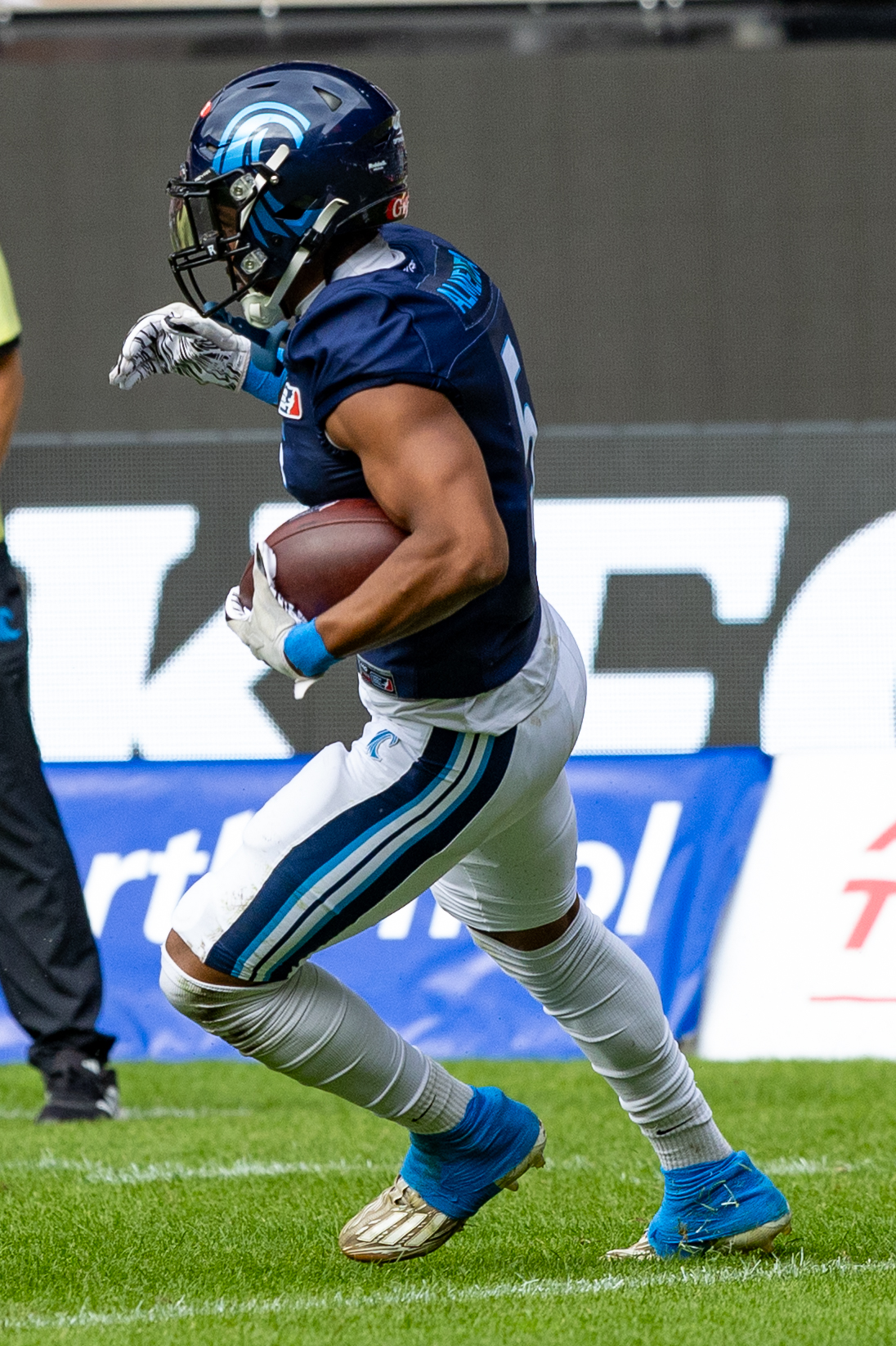 #5 Edvin Taborda (WR) Nordic Storm Rhein Fire vs Nordic Storm, American Football, European League of Football, Week 14, 2025, 17.08.2025,