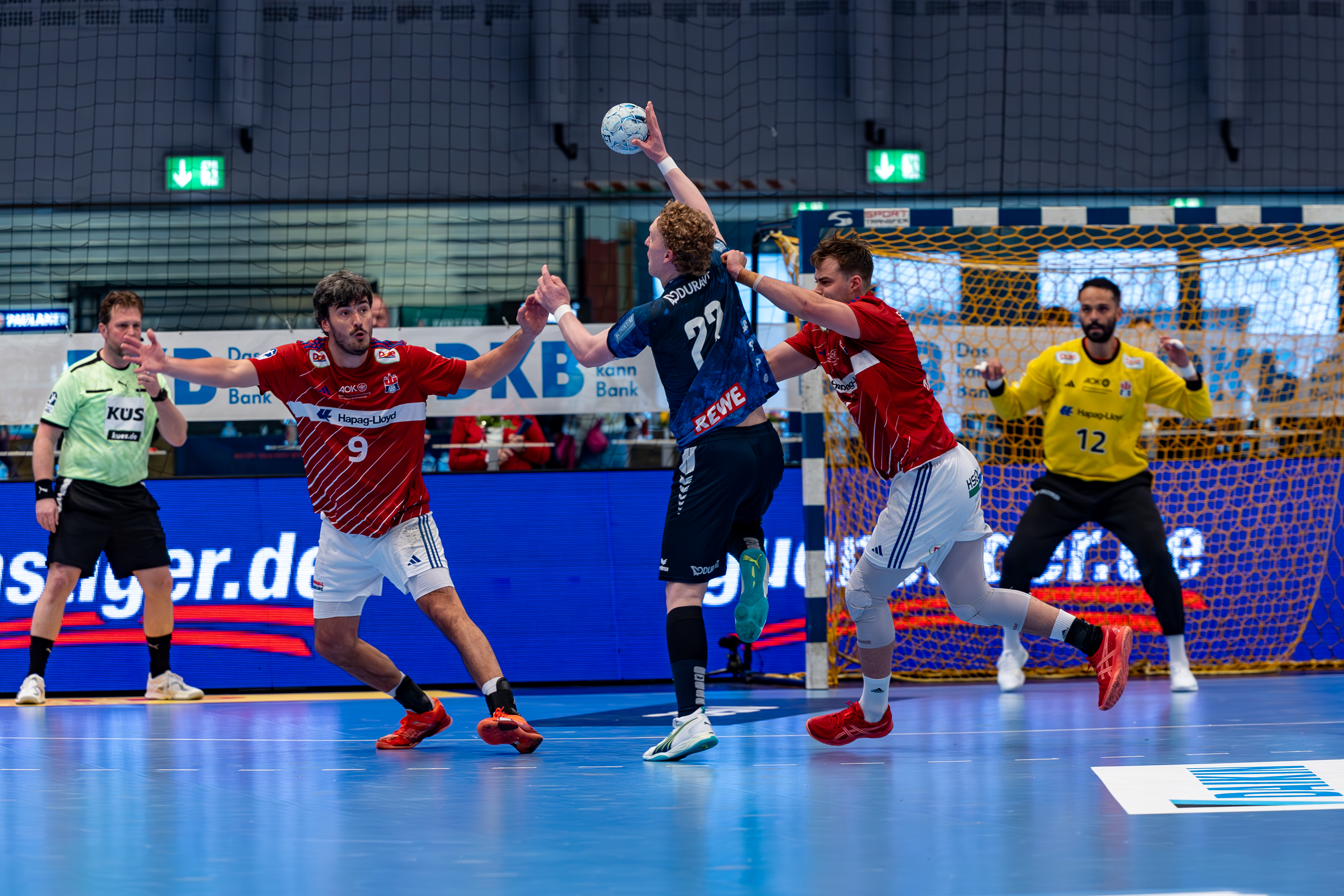 Handball Sport Verein Hamburg gegen Rhein-Neckar Löwen