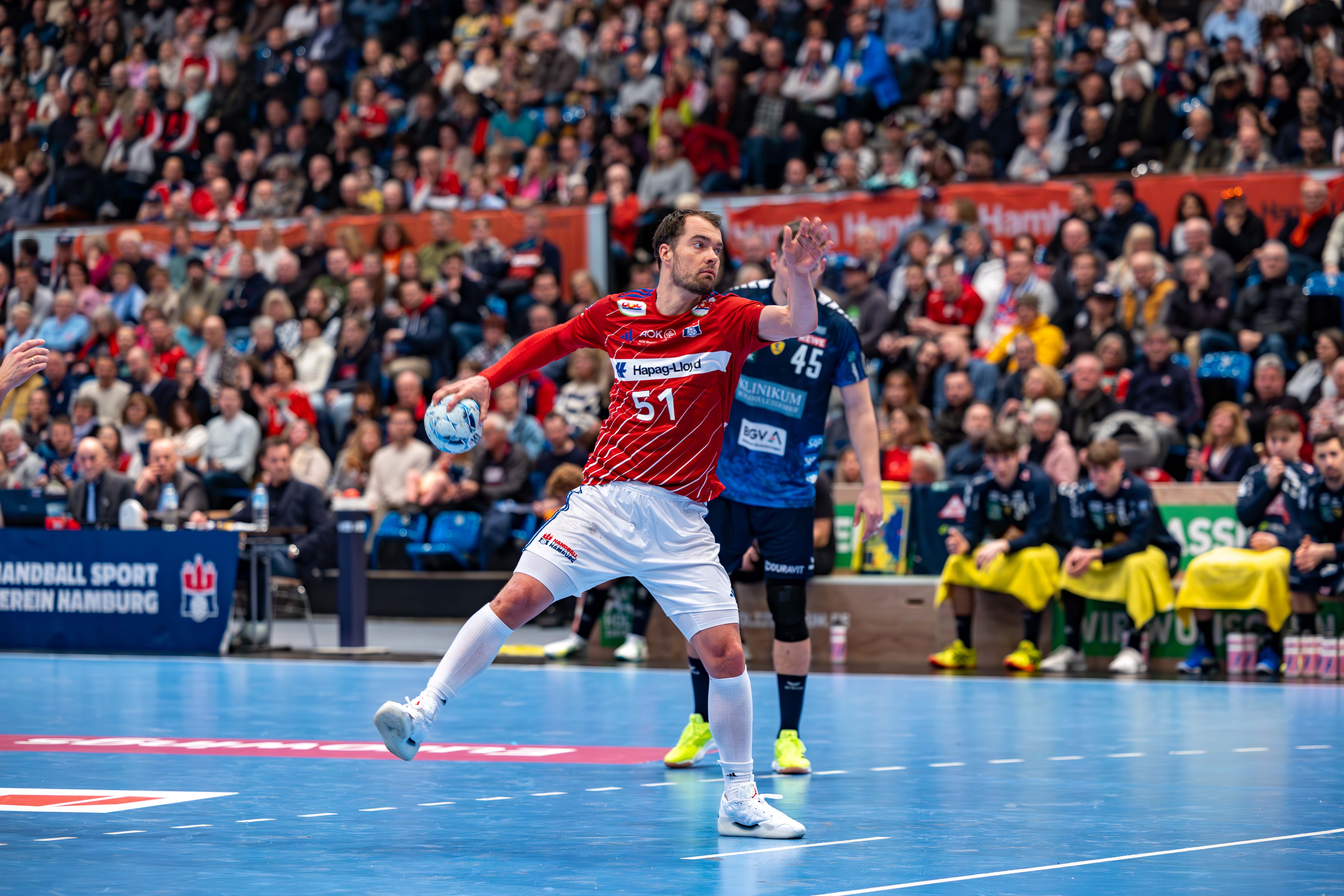Handball Sport Verein Hamburg gegen Rhein-Neckar Löwen