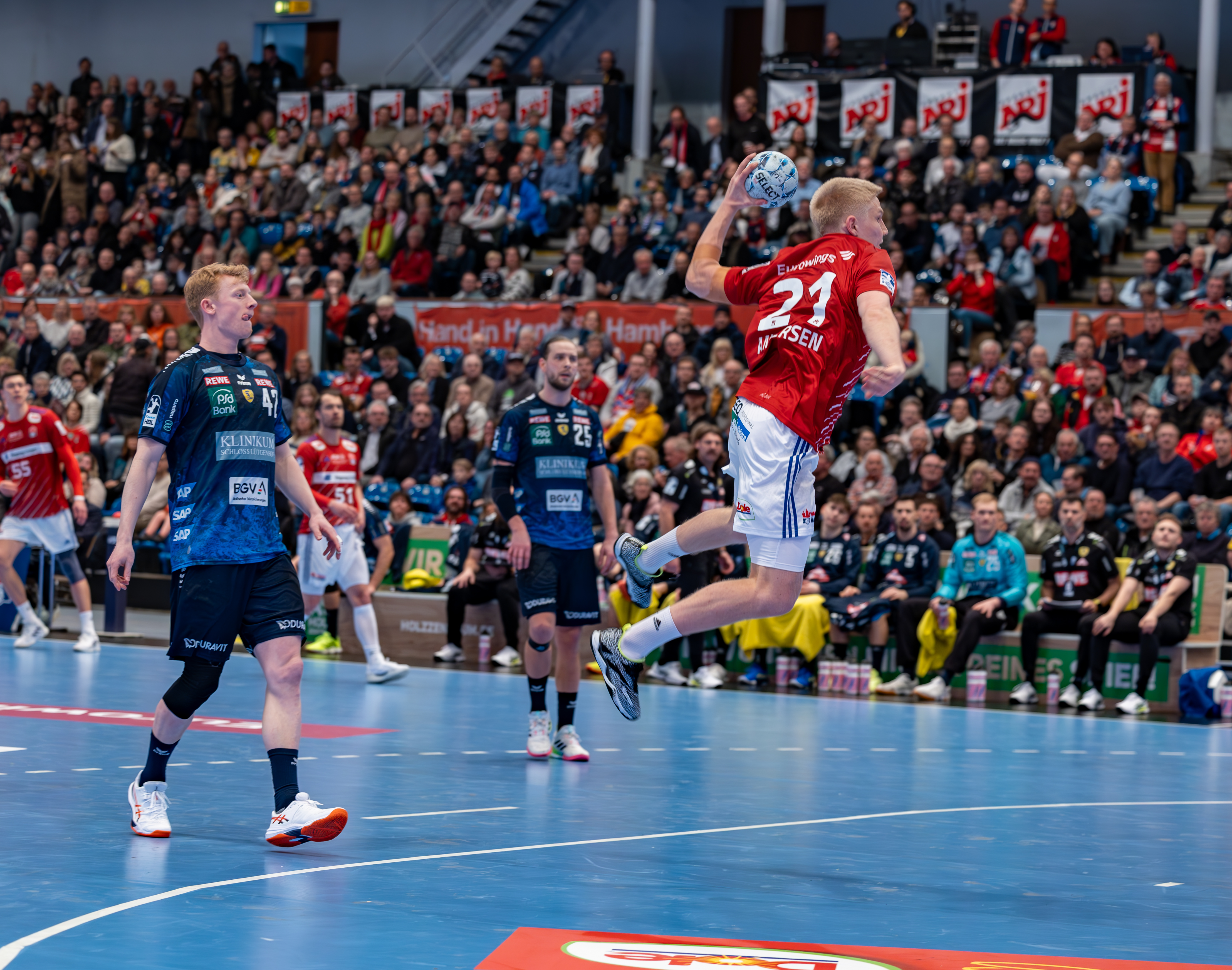 Handball Sport Verein Hamburg gegen Rhein-Neckar Löwen