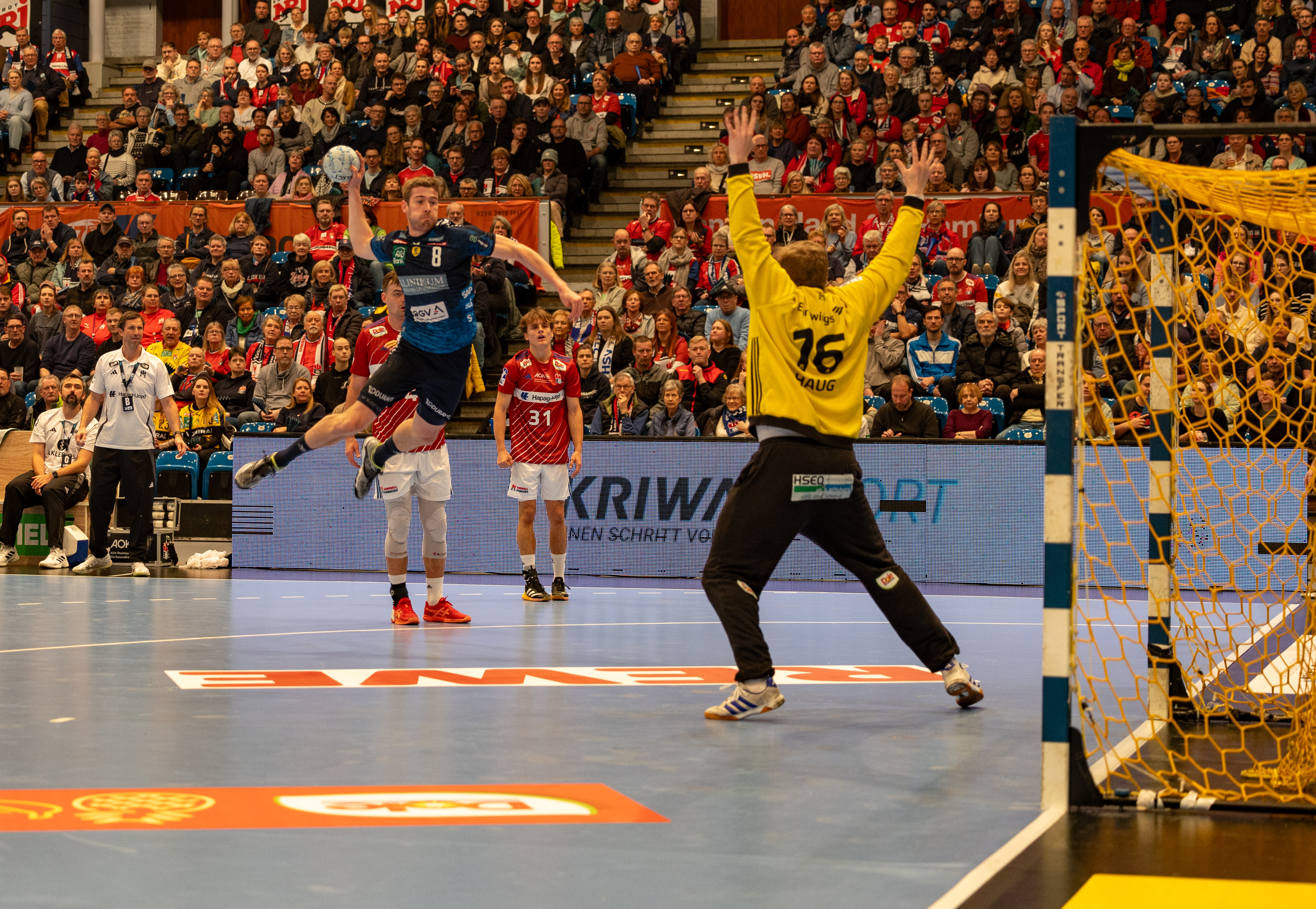 Handball Sport Verein Hamburg gegen Rhein-Neckar Löwen