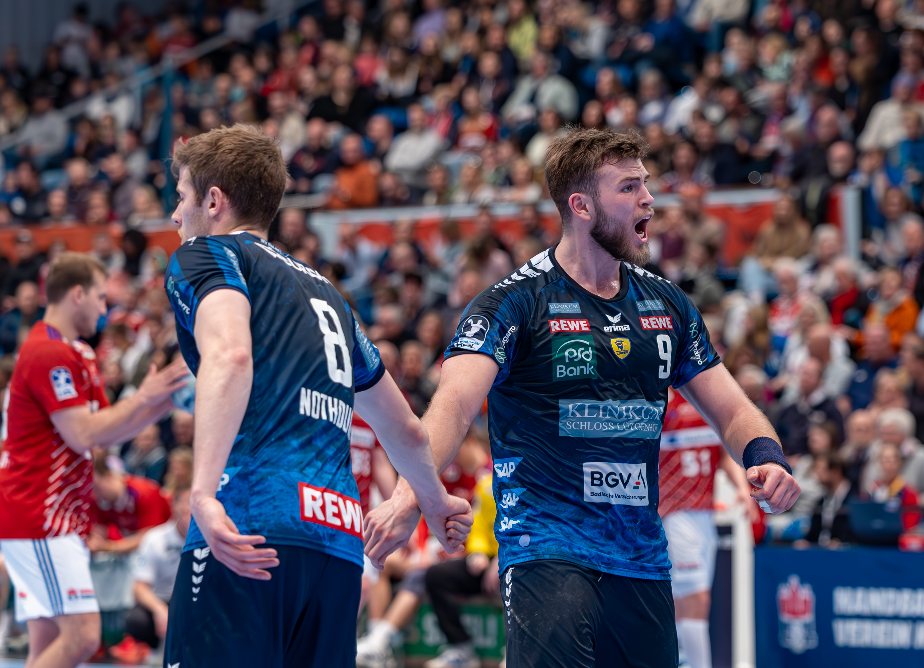 Handball Sport Verein Hamburg gegen Rhein-Neckar Löwen