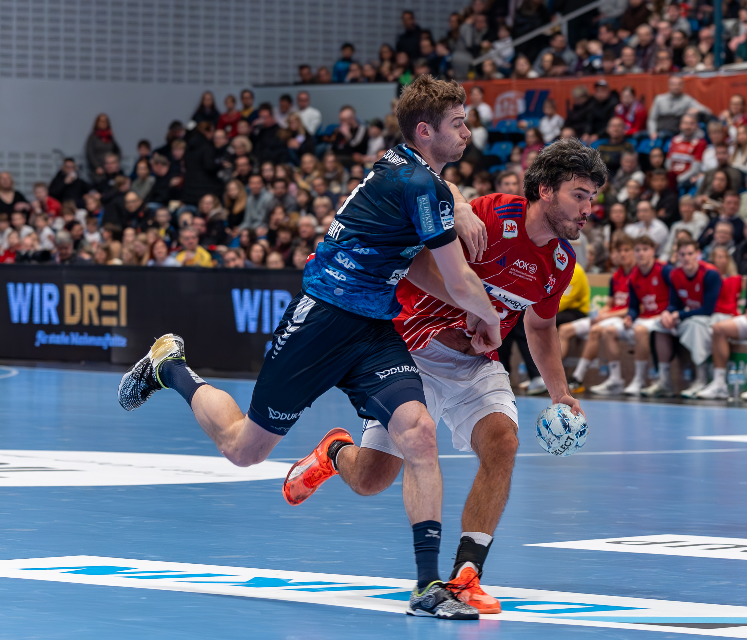 Handball Sport Verein Hamburg gegen Rhein-Neckar Löwen